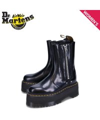 DR.MARTENS/ドクターマーチン Dr.Martens サイドゴア チェルシー ブーツ レディース 厚底 サイドジップ 2976 MAX CHELSEA ブラック 黒 2690/505765006