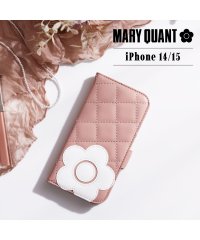 MARY QUANT マリークヮント iPhone 15 14 ケース スマホケース 携帯 レディース スタンド PU QUILT LEATHER BOOK T
