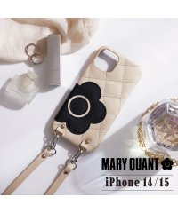 MARY QUANT/MARY QUANT マリークヮント iPhone 15 14 ケース スマホケース スマホショルダー 携帯 レディース PU QUILT LEATHER NE/505765039