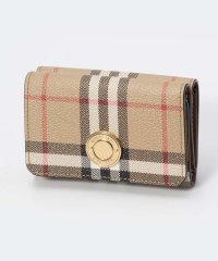 BURBERRY/バーバリー BURBERRY 8070416 三つ折り財布 LS LARK DFC レディース 財布 チェック＆レザー スモール フォールディングウォレット ア/505767120