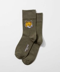 MAISON KITSUNE/メゾンキツネ MAISON KITSUNE LM06406KT0010 靴下 FOX HEAD SOCKS メンズ フォックスヘッド ソックス シンプル ロゴ /505767378