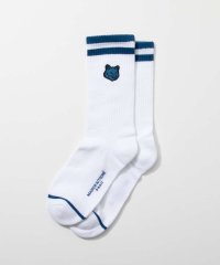 MAISON KITSUNE/メゾンキツネ MAISON KITSUNE LW06404KT0010 靴下 FOX HEAD PATCH SPORTY SOCKS メンズ フォックスヘッド /505767384