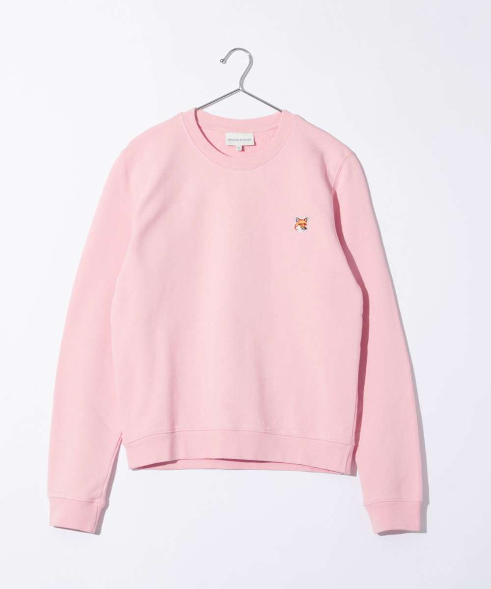 MAISON KITSUNÉ ダブルフォックスヘッド スウェット ピンク メゾンキツネ MAISON KITSUNE スウェット ピンク FOX HEAD