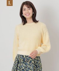 TO BE CHIC(L SIZE)/【L】フェザーモールミックス2WAYニット/505756368