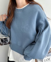 and　Me.../アンドミー andme ロゴ刺繍 ワンポイント 裏起毛 スウェット/505768218
