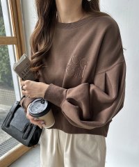 and　Me.../アンドミー andme ロゴ刺繍 ワンポイント 裏起毛 スウェット/505768218