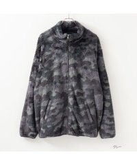 MAC HOUSE(men)/マックハウス Mac－House NAVY ネイビー シャギーフリース総柄スタンドジップブルゾン 373161MH/505766734