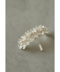 niana/ニアナ niana パールフラワーヘアカフポニーフック マットメタル ミニ ヘアアクセサリー/505769195