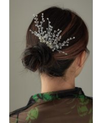 niana/ニアナ niana フラワーパールビジューヘアコーム 結婚式 二次会 ヘアアクセサリー/505769196