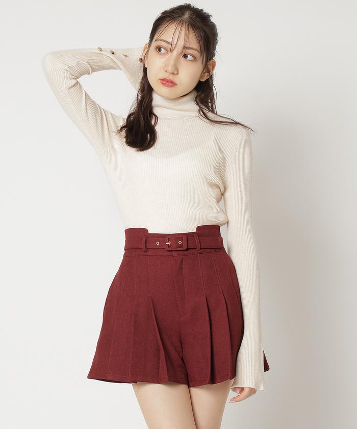 大学生協のスーツ提携店割引 セール 50%OFF】プリーツショートパンツ(505769425 レディースウェア