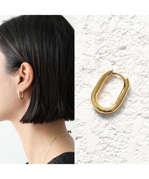 柔らかな質感の maria black 思いとどまり ポロハギーピアス ゴールド アクセサリー
