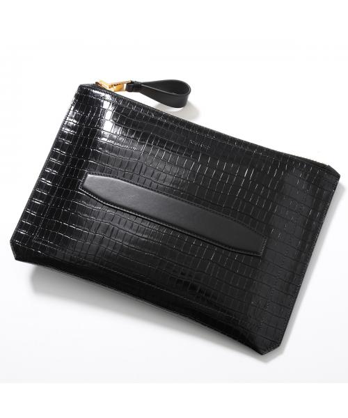 TOM FORD (トムフォード) カーフレザー ゴールドジップ クラッチ TOM FORD (トムフォード) カーフレザー ゴールドジップ クラッチ