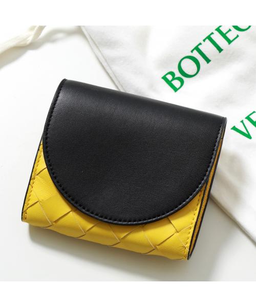 BOTTEGA VENETA イントレチャート ミニポーチ イエロー系 BOTTEGA VENETA イントレチャート ミニポーチ イエロー系