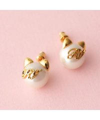 ROGER VIVIER/ROGER VIVIER ピアス RV PEARL CAT REWOR320000AGK/505771267