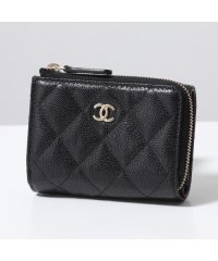 CHANEL/CHANEL 三つ折り財布 AP3177 B10583 マトラッセ キャビア/505771433