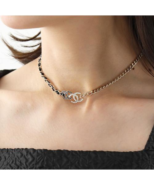 CHANEL ネックレス AB9278 B09009 チェーン レザー(505771562 CHANEL ネックレス AB9278 B09009 チェーン レザー(505771562