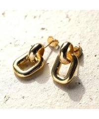 LAURA LOMBARDI/LAURA LOMBARDI ピアス GRECA EARRINGS スクエア フープ/505771655