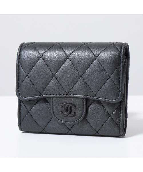 CHANEL 三つ折り財布 SO BLACK AP0229 B13639(505771711 CHANEL 三つ折り財布 SO BLACK AP0229 B13639(505771711