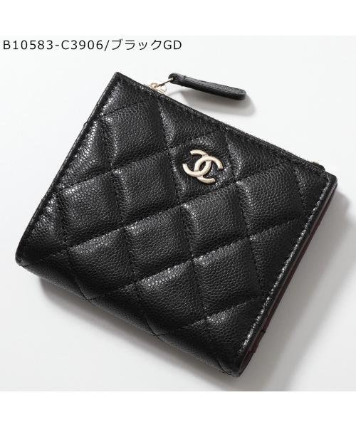 シャネル CHANEL CHANEL 二つ折り財布 AP3388 B10583 MATELASSE 