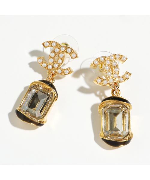 【洗練されたデザイン】CHANEL ピアス CCマーク パール シトラス CHANEL ピアス AB8912 ココマーク パール シトラス(505771896