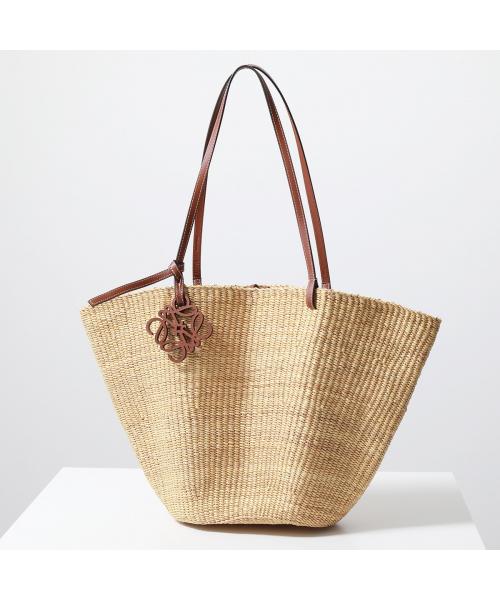 ロエベカゴバックM   LOEWE 未使用 展示品 ロエベ カゴバッグ バスケット スモール 白 LOEWE