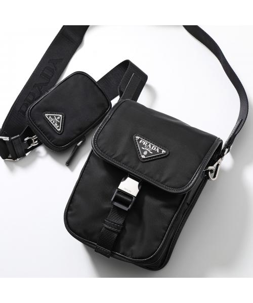 セール】PRADA ショルダーバッグ 2VD043 2DMH Re－Nylon xレザー