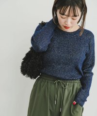 ITEMS URBANRESEARCH/スパンコールクルーネックリブニット/505772824