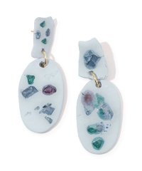 TOMORROWLAND GOODS/LEVENS JEWELS SEA GLASS OVAL シーグラスオーバル ピアス/505773211