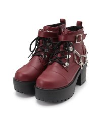 csT&P/シーエス ティーアンドピー csT&P 厚底十字架チャーム付きチェーンブーツ/505429152