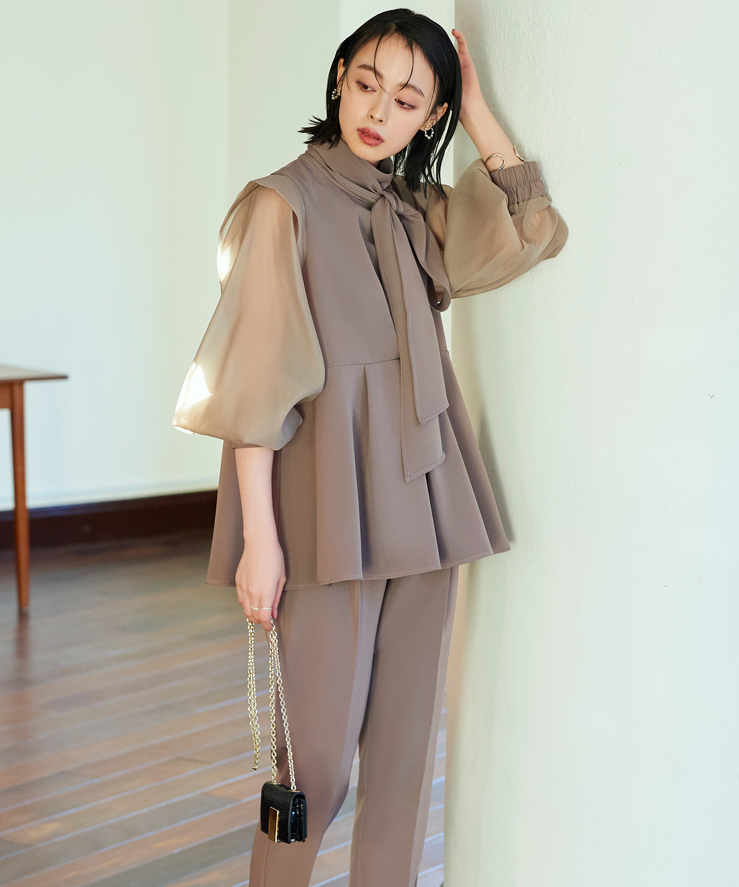 ルイルエブティック RUIRUE BOUTIQUE フィット＆フレアロング