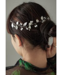 niana/ニアナ niana リーフモチーフパールヘッドドレス 結婚式 成人式 ウェディング ヘアアクセサリー/505773099