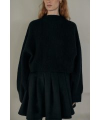 moussy/バックボタンショートニット/505773449