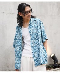 Schott/HAWAIIAN SHIRT "GEOMETRIC TRIANGLE"/ハワイアンシャツ "ジオメトリック トライアングル/505773532