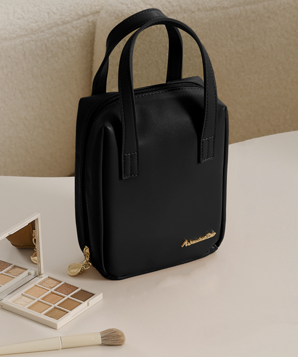 クーポン】【セール 31%OFF】韓国コスメポーチ 縦型 化粧ポーチ