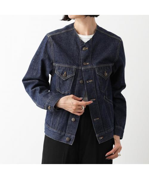 春夏　メゾンマルジェラ　ノーカラージャケット　44 ネイビー 春夏 メゾンマルジェラ ノーカラージャケット 44 ネイビー 春夏