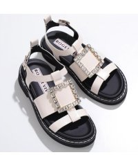 ROGER VIVIER/ROGER VIVIER サンダル VIV RANGERS STRASS BUCKLE SANDAL/505774869