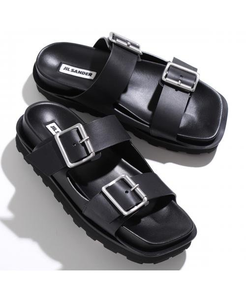 セール】JIL SANDER サンダル J33WP0002 P0503 ダブルベルト(505775131 