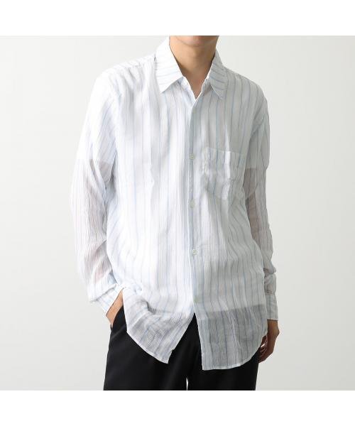 セール】OUR LEGACY 長袖シャツ M2232IB ストライプ セミシアーシャツ 