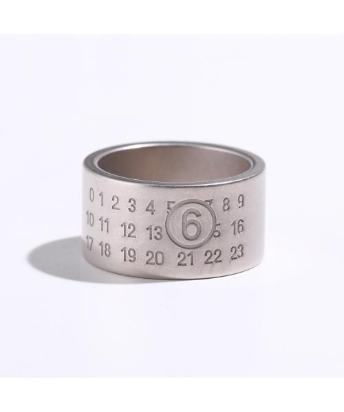 国内即発【MM6】Numeric Minimal Signature リング SM7UQ0045 セール】MM6 リング Numeric Minimal Signature SM7UQ0045
