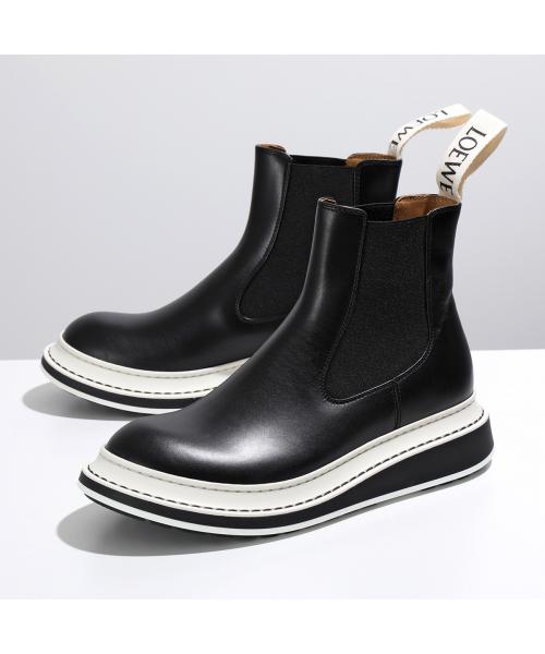 LOEWE◇チェルシーブーツ/サイドゴアブーツ/40/BEG/1368455 LOEWE◇チェルシーブーツ/サイドゴアブーツ/40/BEG/1368455