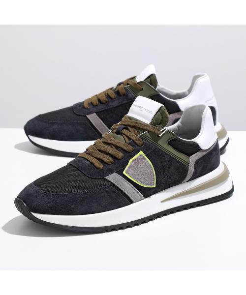 Philippe Model Paris ベージュ キャンバススニーカーTROPEZ 2.1 Philippe Model Paris: Sneakers and Apparel