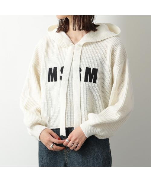 セール】MSGM セーター MDM201 ロゴ クロップド丈(505776152) | MSGM 