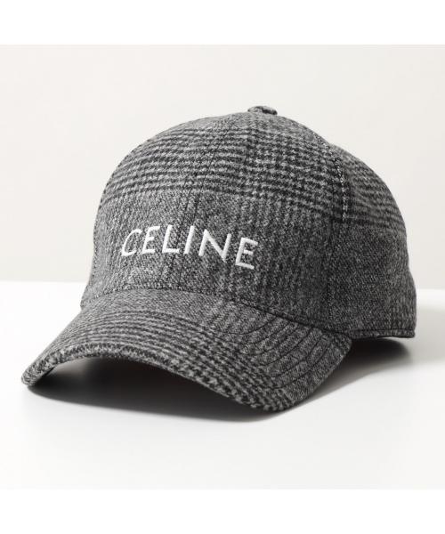 CELINE ベースボールキャップ 2AUS9448V ウール ロゴ(505776441