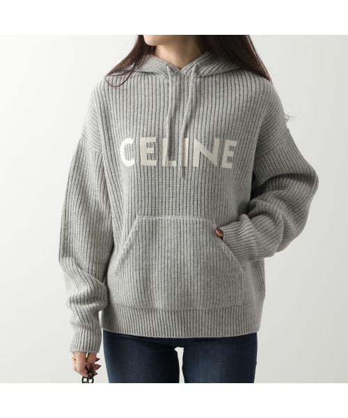 セリーヌ CELINE CELINE ニット パーカー 2A85W423P ロゴ セリーヌ CELINE CELINE ニット パーカー 2A85W423P ロゴ