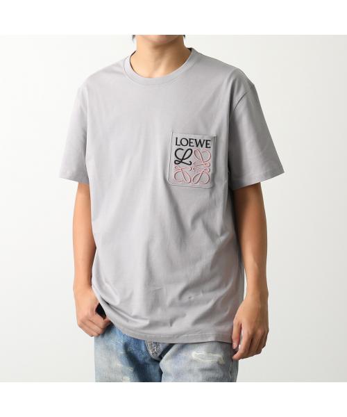 LOEWE Tシャツ H526Y22X99 半袖 アナグラム ロゴ刺繍(505776504 LOEWE Tシャツ H526Y22X99 半袖 アナグラム ロゴ刺繍(505776504