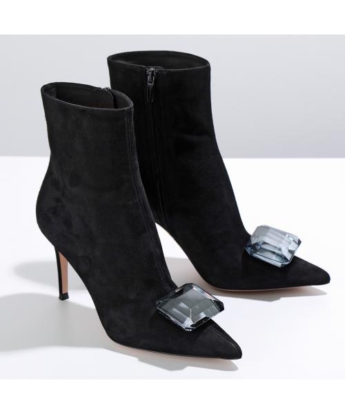 美品★ジャンヴィトロッシ グレースエードアンクルブーツ37 三越伊勢丹 | Gianvito Rossi/ジャンヴィト ロッシ通販 | MONTEY