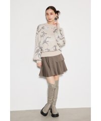 rienda/フラワージャガード Knit TOP/505776911