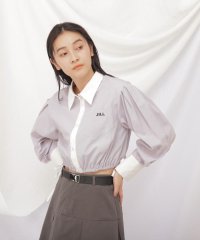 JILL by JILL STUART/ロゴ入りウエストリボンシャツ/505776960