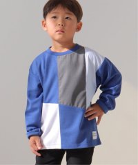 ikka kids/ストライプ切り替えブロックスT（120〜160cm）/505683927