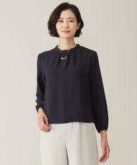 J.PRESS LADIES（LARGE SIZE）/プルエラ フリルネック カットソー/505749674